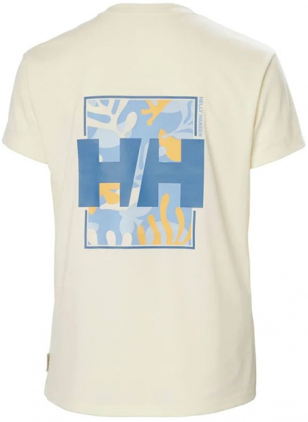 Футболка Helly Hansen W SKOG RECYCLED GRAPHIC TEE 63083-513 р.S блакитний