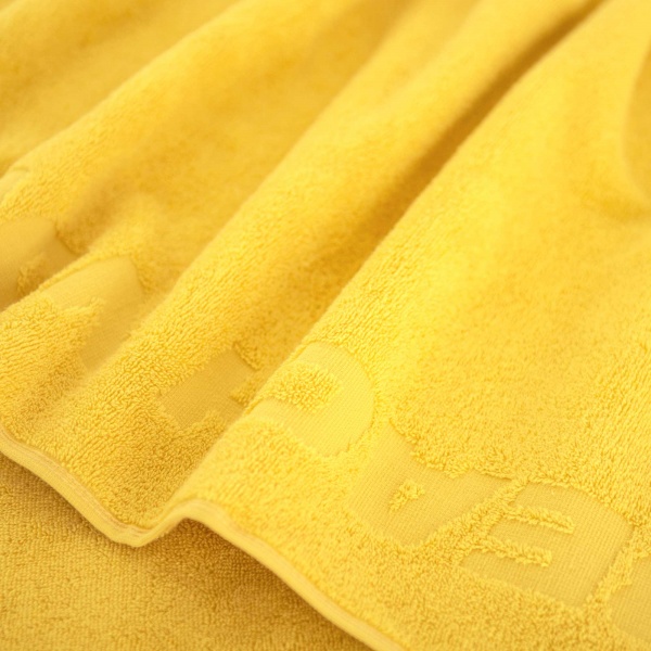 Рушник пляжний Beach 100x160 см жовтий Zwoltex 