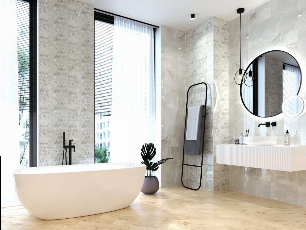 Плитка Golden Tile Onyx Story grey OY2051 25х40 см