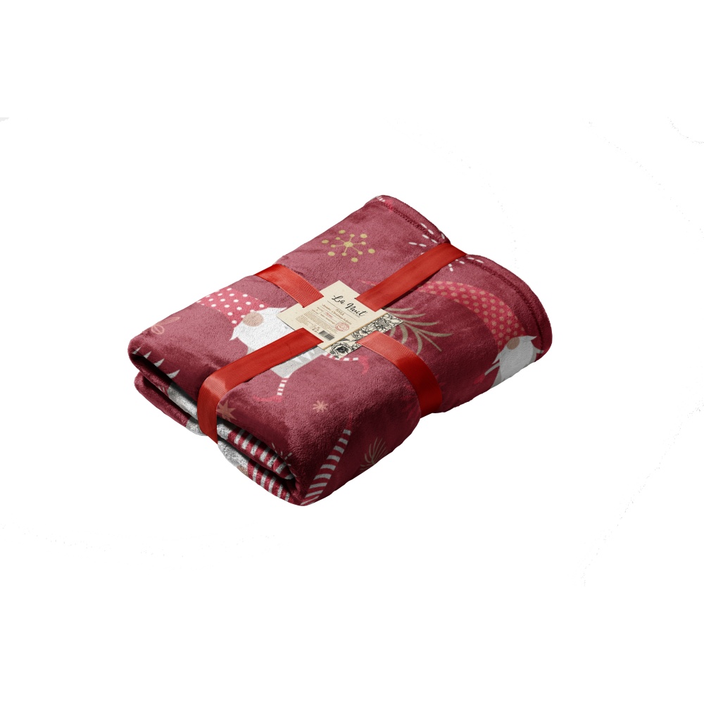 Плед Christmas Helpers 160x200 см мультиколор La Nuit