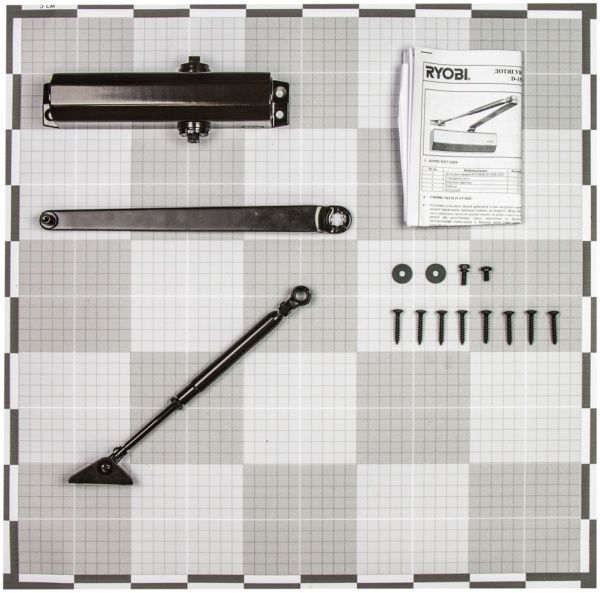 Доводчик дверной RYOBI D-1504 коричневый 80 кг