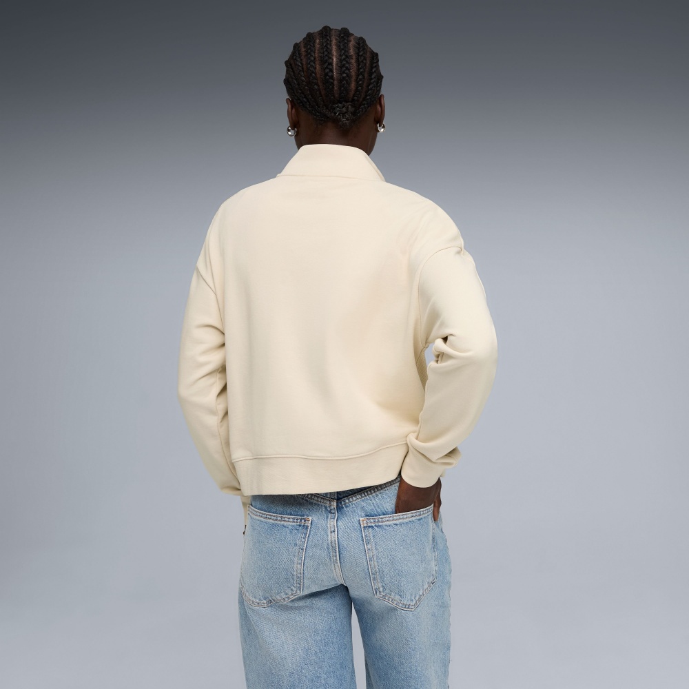 Джемпер Puma PUMA CLASS Relaxed Half-Zip Crew 69187387 р.M бежевый