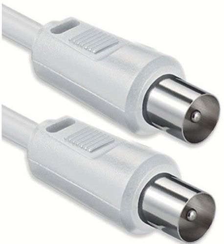 Удлинитель Electraline телевизионный белый 2,5 м 48201