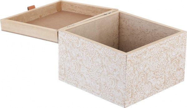 Короб для хранения Узор 19,5х19,1х14 см