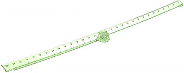Линейка раскладная 30 см зеленая Nota Bene