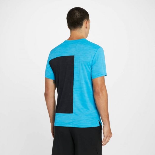 Футболка Nike M NK DRY SUPERSET SS PX GFX CJ4617-446 S блакитний