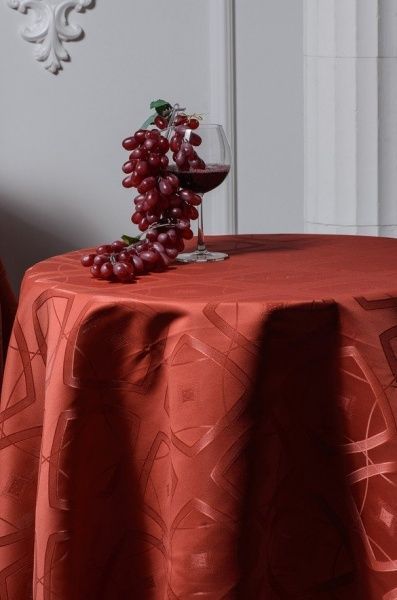 Скатерть Diana водоотталкивающая терракот 150x180 см терракот ITA Dream 