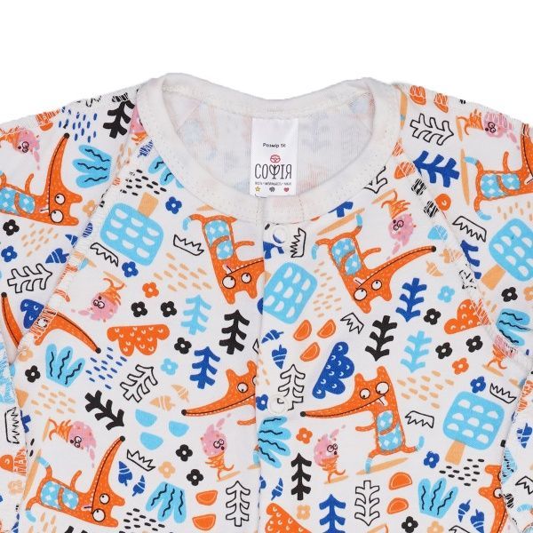 Чоловічок ТМ Софія Foxes р.56 жовтий/білий 120256 