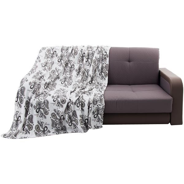 Плед мікрофібра Underprice Версаль сірий 160x200 см