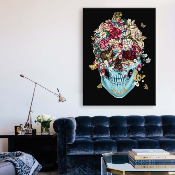 Постер Skull in love 75x100 см Brushme 