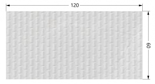 Плитка Emigres Монтеса Дек Бланко мат 60x120 