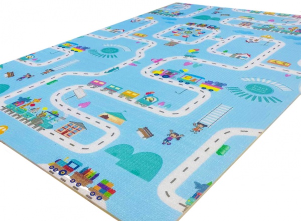  Lanor Килимок-пазл Lanor Дороги/тваринки (60х60х1,5см) 6шт