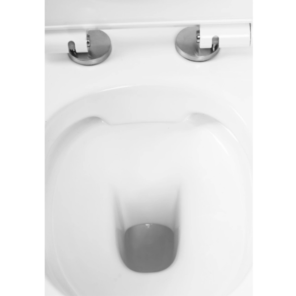 Унитаз подвесной EGO FINE NEW Rimless с сидением Duroplast SLIM soft-close