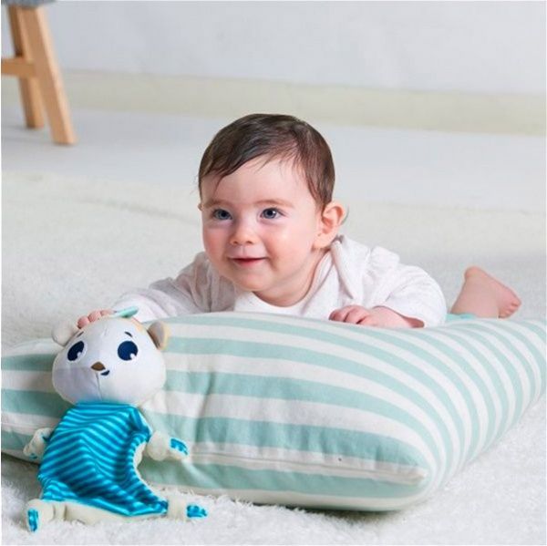 Подвеска-платок Tiny Love Белый медвежонок Элеонор