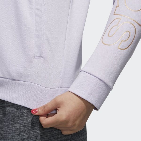 Джемпер Adidas W E BRAND HD TT FL9295 р. L фіолетовий