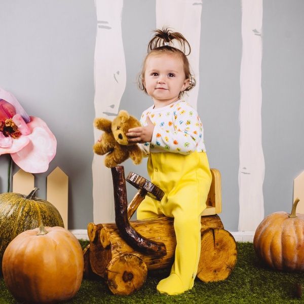 Чоловічок Lucky tots р.62 жовтий 1707.12.7 