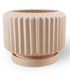 Горшок керамический Резон Барбарис круглый 4,1 л персиковый (Р285пер) 