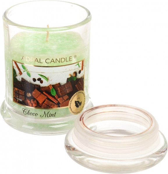 Свеча ароматическая Pako-If Шоколад и мята 10х7,6 см (А-197) 