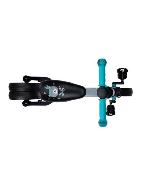 Біговел-велосипед MoMi LORIS 4в1 grey-turquoise ROBI00041