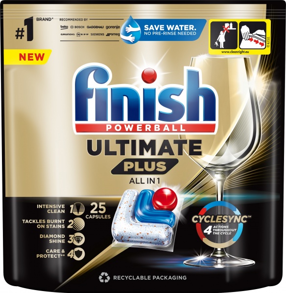 Таблетки для ПММ Finish Ultimate Plus All in 1 25 шт.