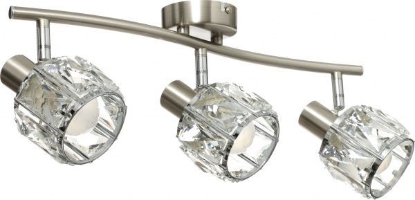 Спот Accento lighting ALIN-Geneva-3 3x40 Вт E14 сатин 