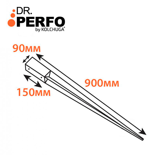 Опора колоны Kolchuga 900х90х90 мм