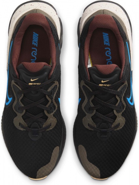 Кроссовки Nike Nike Renew Run 2 CU3504-002 р.US 8,5 черно-голубой