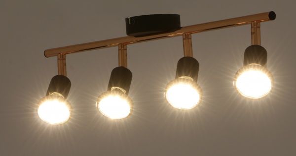 Спот Rabalux Valentine 6849 4x50 Вт GU10 медь 