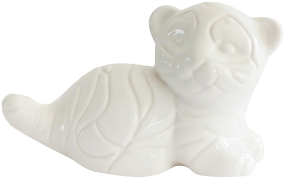 Статуэтка Тигренок белый 16x8x11 см 2054-11 Eterna