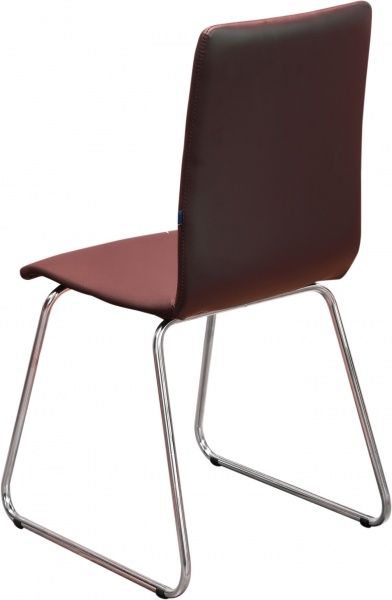 Стілець обідній Nowy Styl Sofi CFS chrome (BOX-4) ECO-31 коричневий/хром