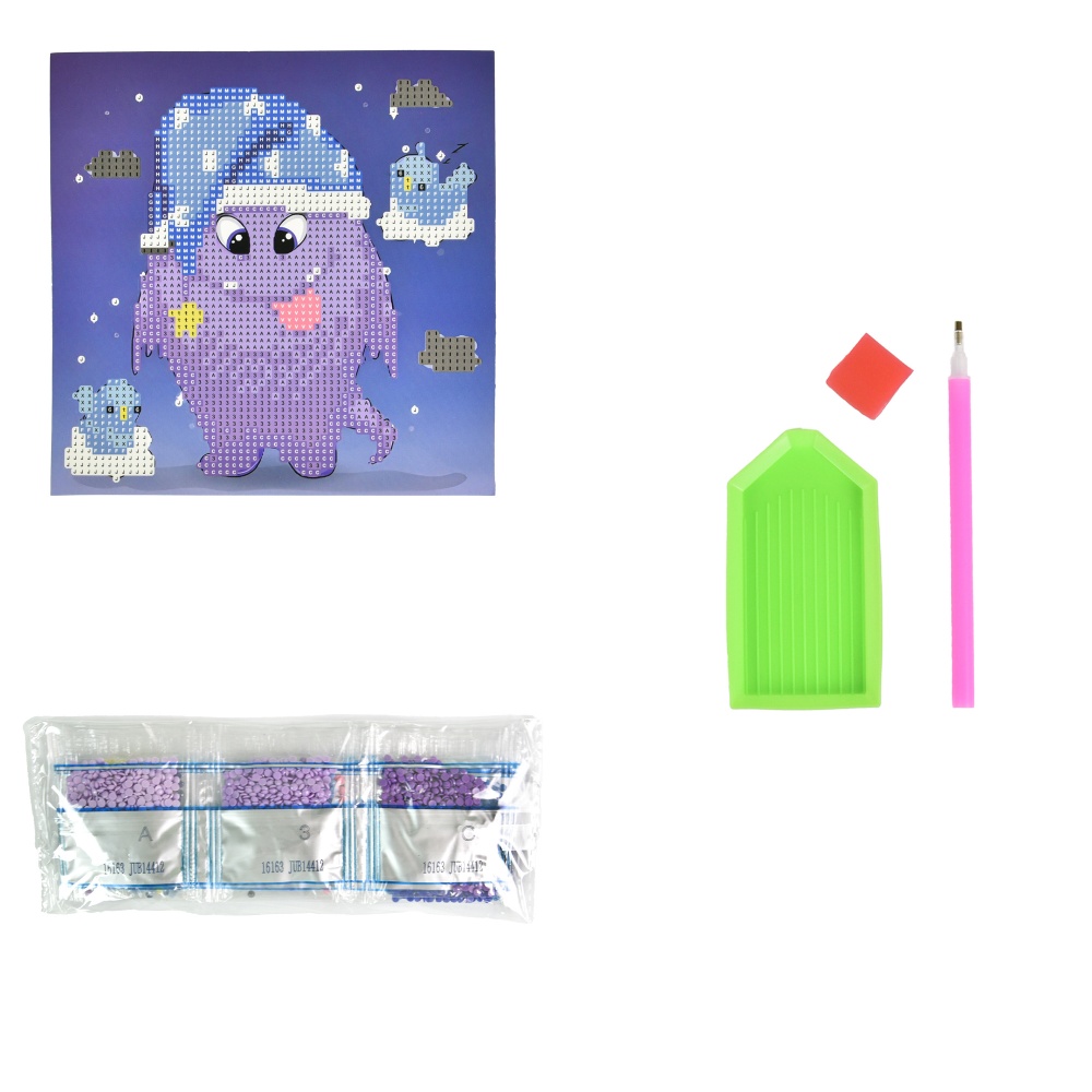 Алмазная мозаика 18х18 см в ассортименте Strateg