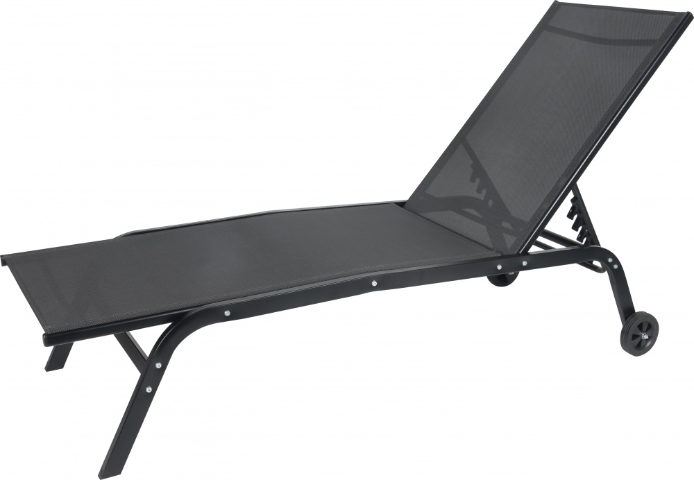 Шезлонг Indigo 55x185 см темно-графітовий