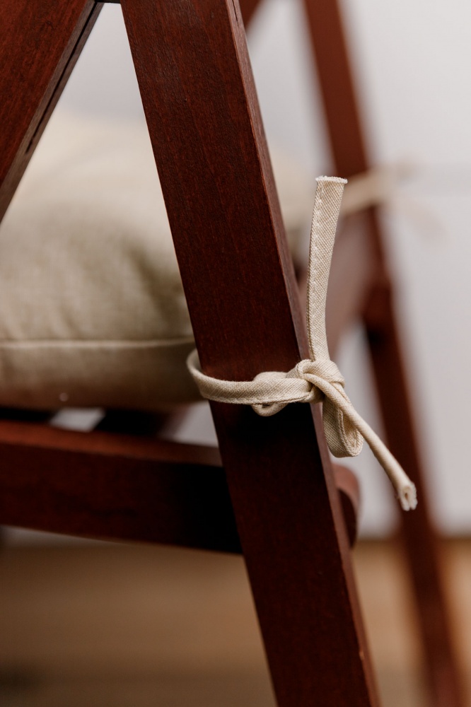 Подушка на стул 40х40 Магнолия ваниль Прованс