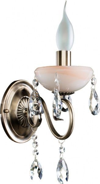 Бра Arte Lamp 1x40 Вт E14 античная бронза 