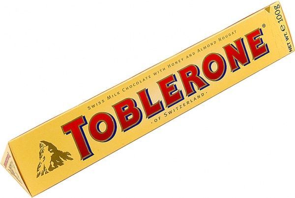Шоколад TOBLERONE молочний 100 г 