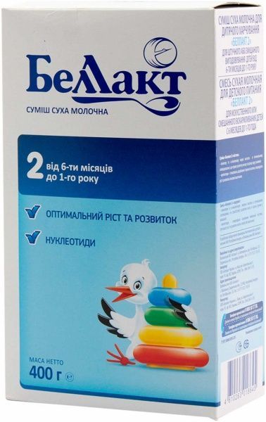 Сухая молочная смесь Беллакт с нуклеотидами 2 400 г 4810263018645