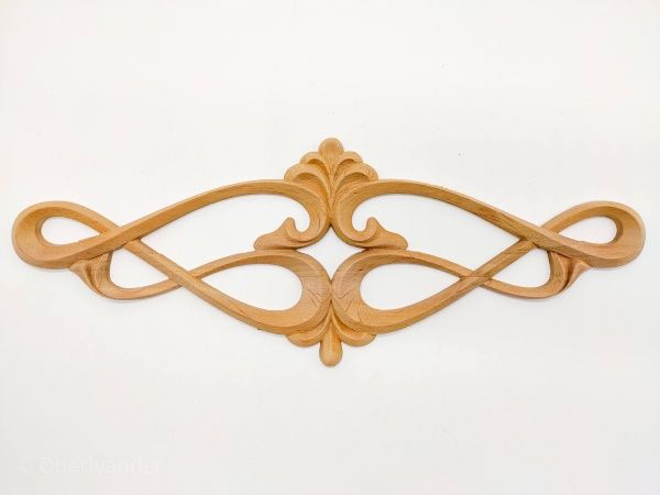 Декоративная панель деревянная горизонтальная 1 шт. DH.24.400 390х142x10 мм 