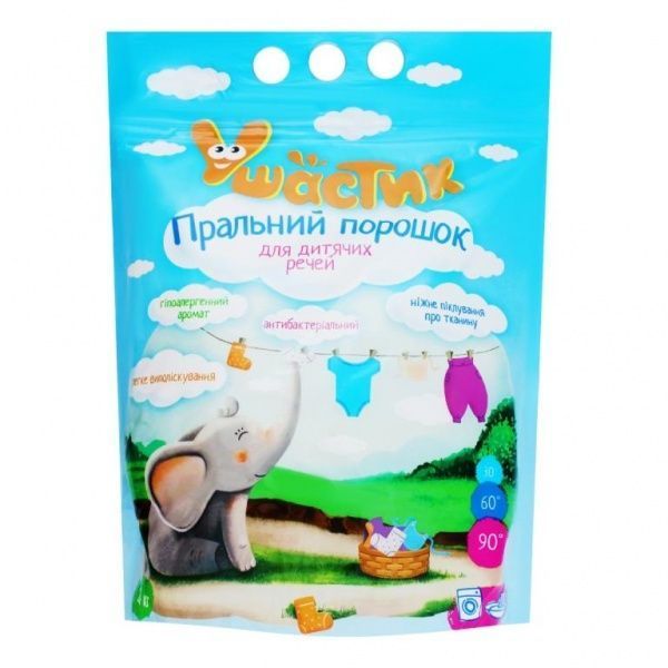 Стиральный порошок для машинной и ручной стирки Ушастик 2,4 кг 