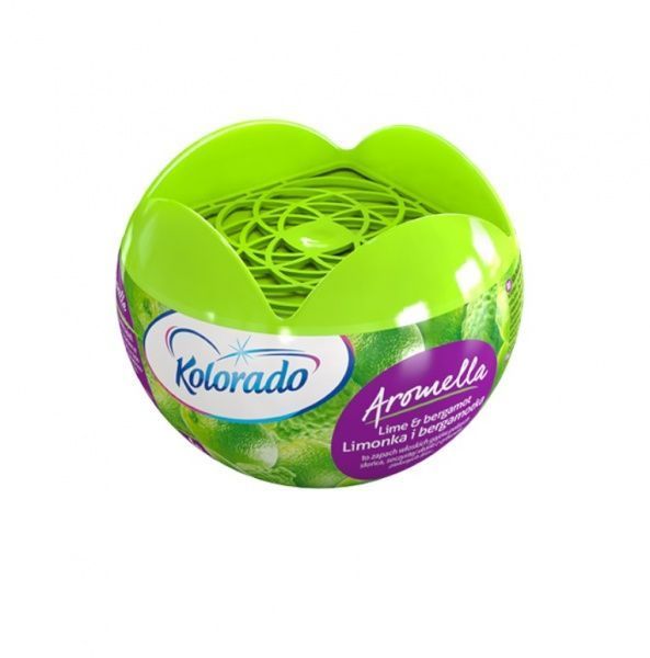 Гелевий освіжувач Kolorado Aromela Лайм і Бергамот 150 г