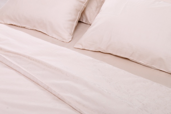 Комплект постільної білизни Delone 2 208ТС бежевий La Nuit 