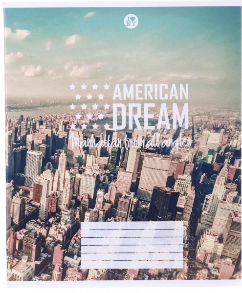 Тетрадь школьная уф-лак 30 листов в линейку в ассортименте