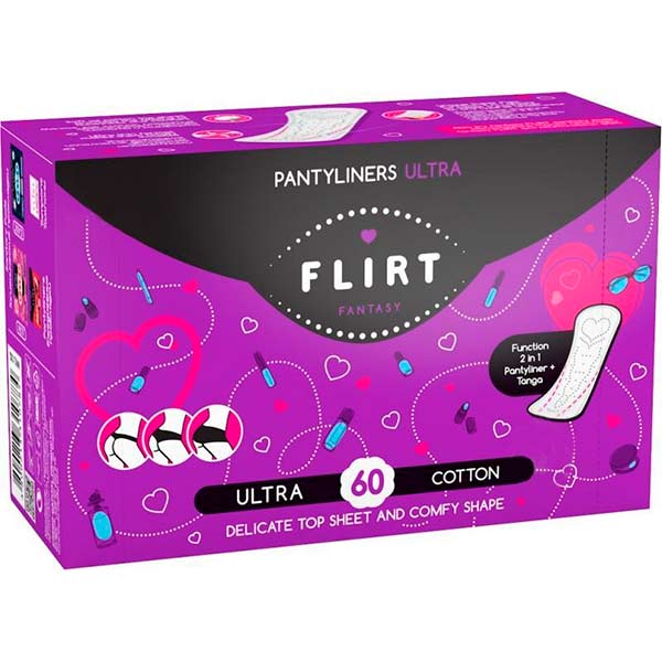 Прокладки ежедневные fantasy FLIRT Flirt slim normal 60 шт.