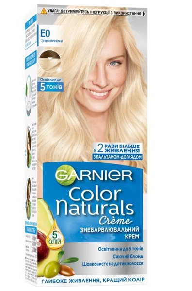 Крем-фарба для волосся Garnier Color Naturals Е0 супер блонд 110 мл