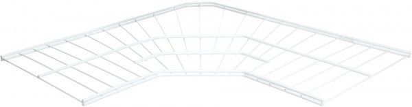 Полка угловая Kolchuga 600x306 мм белый