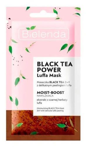 Маска-пілінг Bielenda Black Tea Power Luffa Mask 2 in 1 8 г 1 шт.