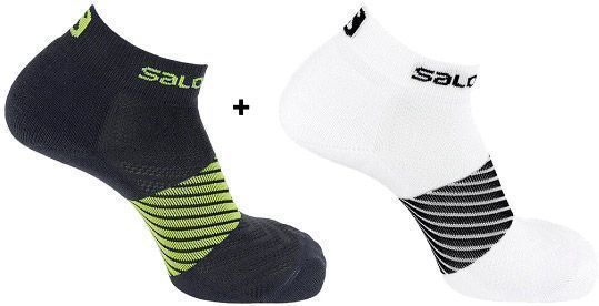 Шкарпетки Salomon XA 2-PACK 402786 біло-чорний р.L