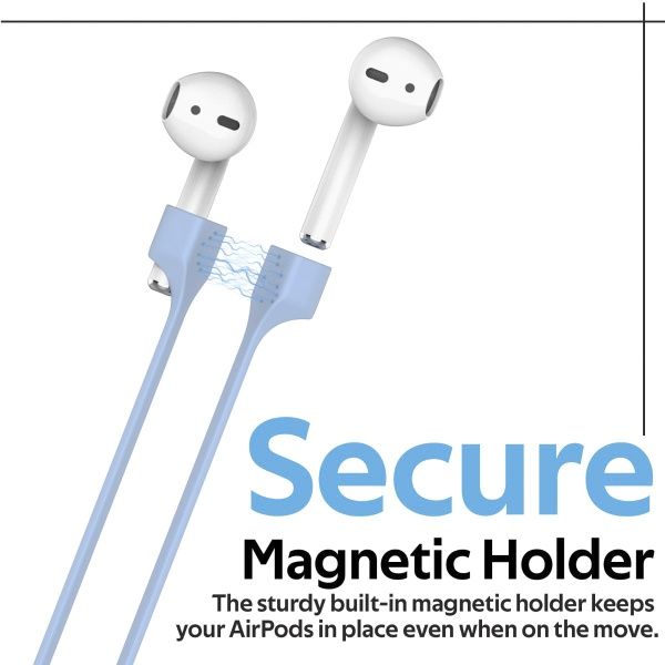 Чехол для наушников Promate PodKit для Apple AirPods blue (podkit.blue) 