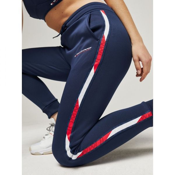 Брюки Tommy Hilfiger FLEECE JOGGER WITH TAPE S10S100284401 р. L темно-синий
