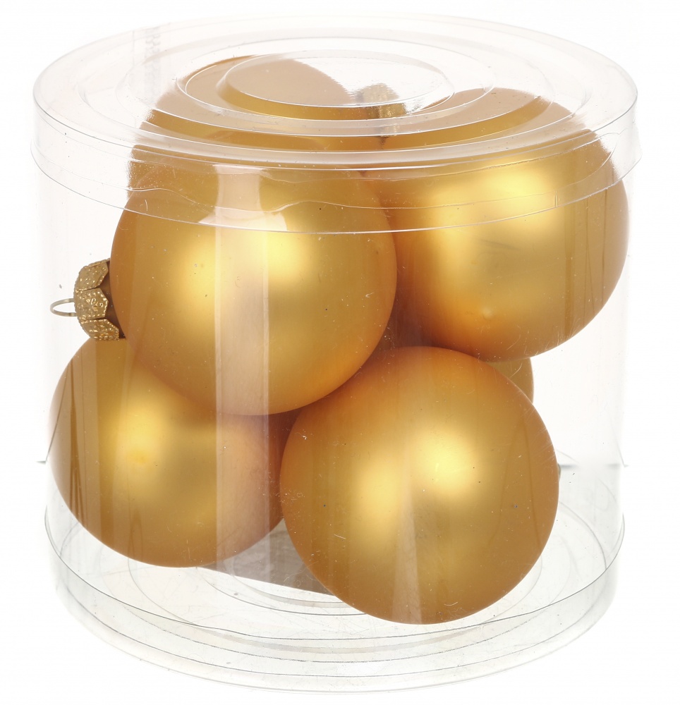 Набір ялинкових куль в ассортименте d 60 мм 6 шт./уп.