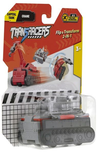 Іграшка-трансформер Transracers 2-в-1 Танк & Автокран YW463875C-03